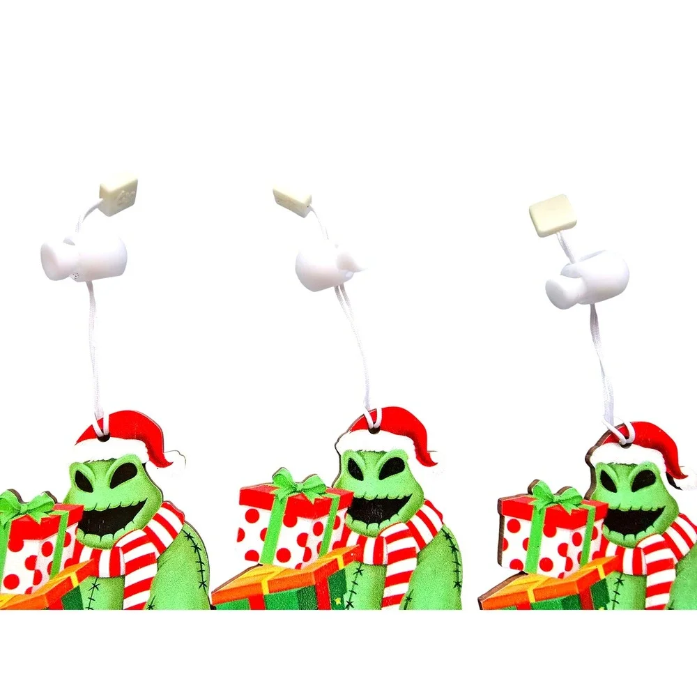 NWOT The Nightmare Before Christmas Ornaments Set of 6 Wooden‎ Ornaments